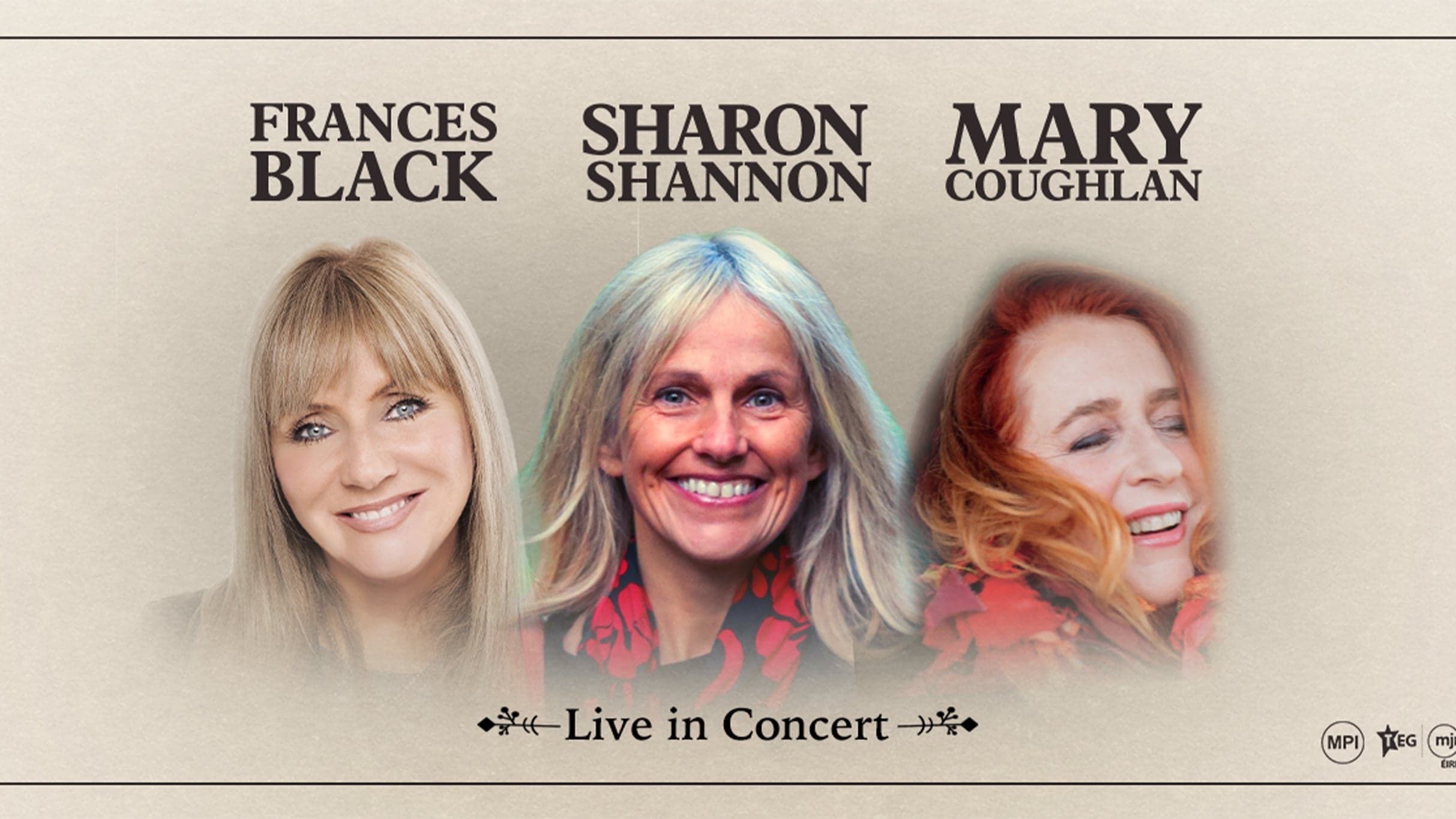 Sharon Shannon, Frances Black and Mary Coughlan