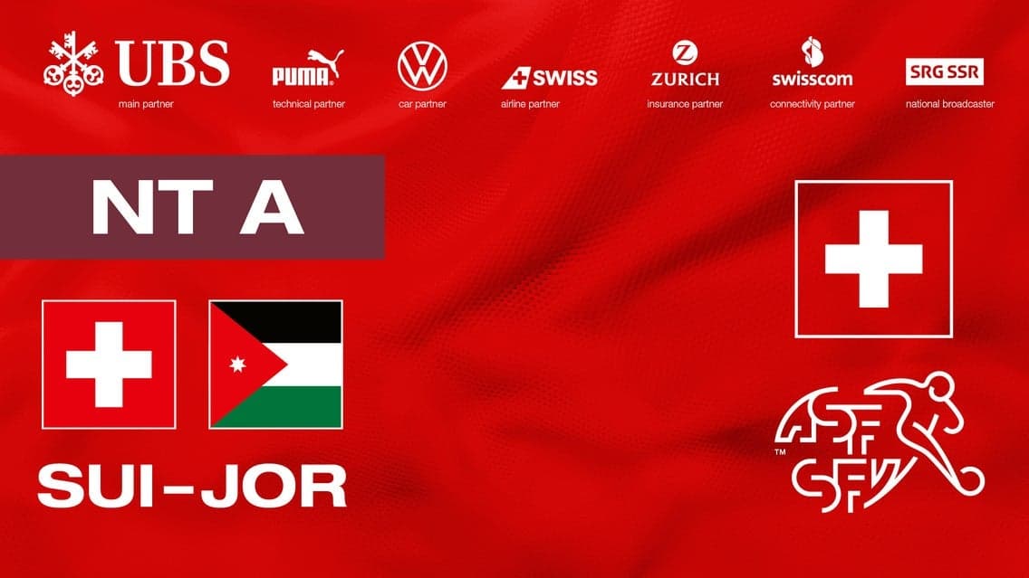 International match Switzerland - Jordan
