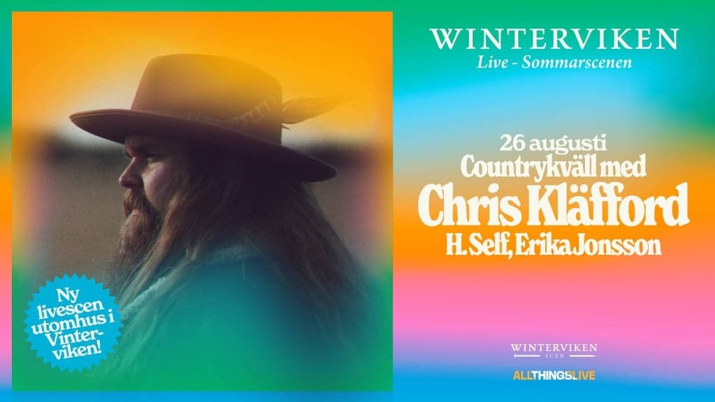 Winterviken live - Countrykväll med Chris Kläfford m.fl.