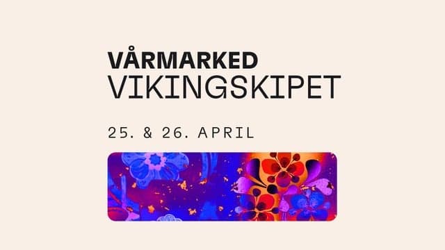 Vårmarked i Vikingskipet 25 & 26.apr | 2-dagersbillett