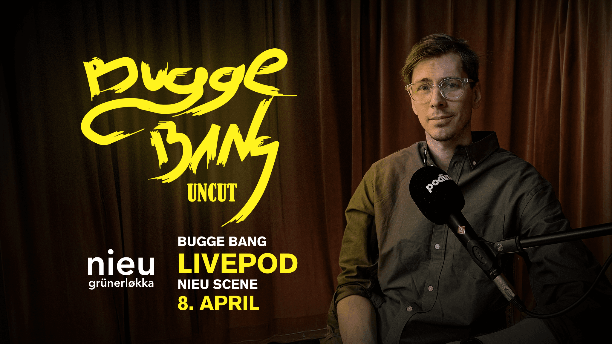BUGGE BANG LIVE // UTSOLGT
