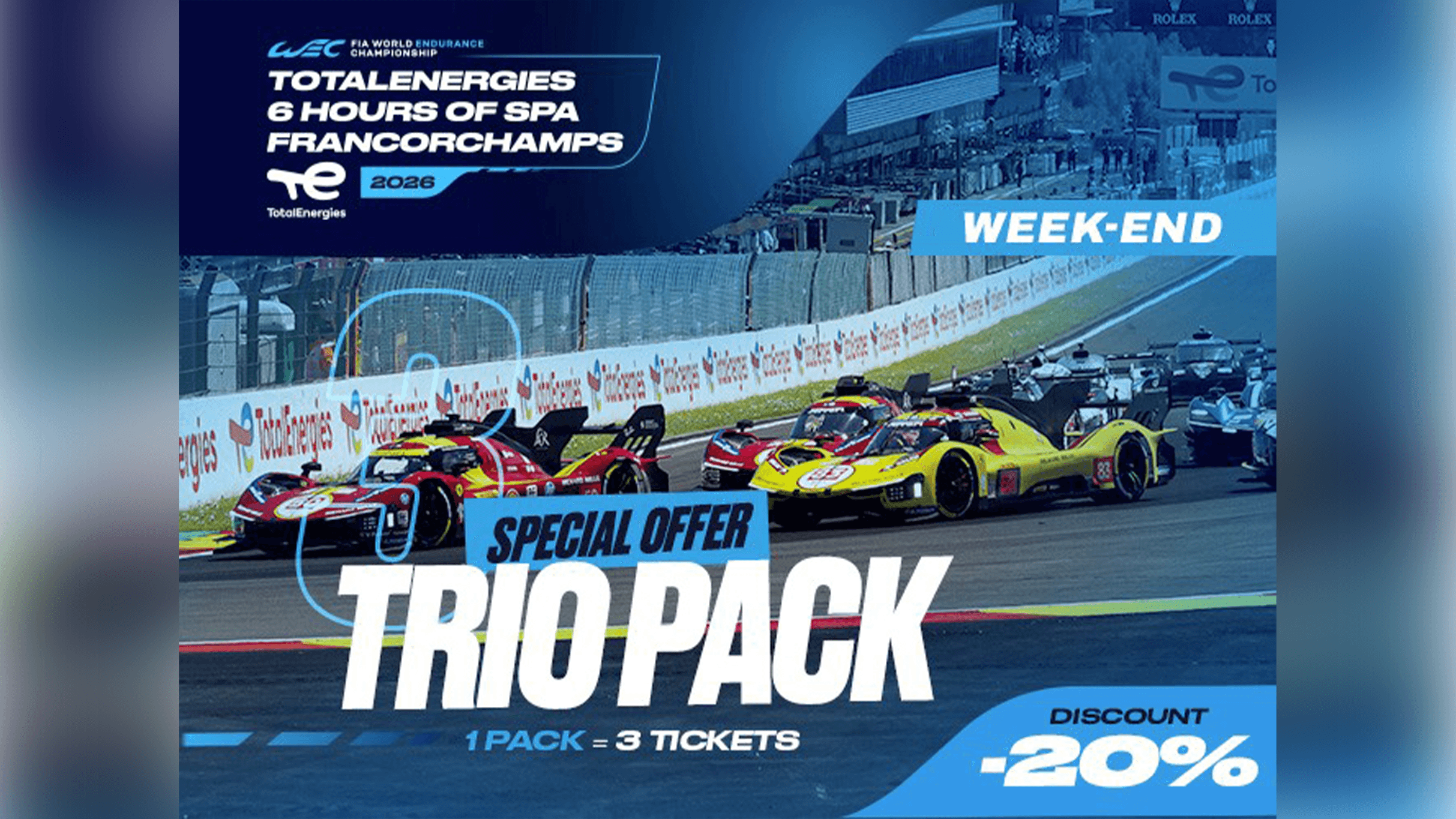 Pack Trio - 2026 TotalEnergies 6h of Spa